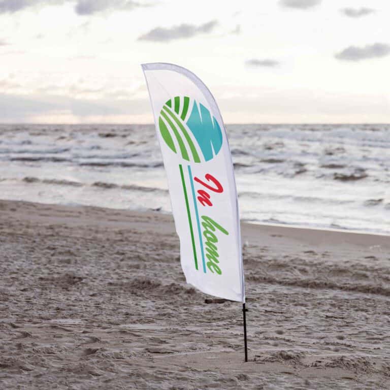 Beach flag zastava 200 x 50 cm VIOR